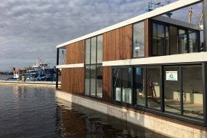 Variotherm Woonboot met dunne vloerverwarming