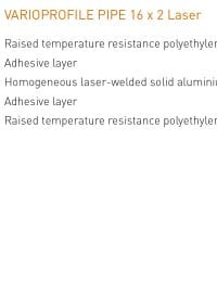 Variotherm 5laags composiet verwarmingsbuis verwarmingsslang