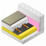 Variotherm vloerverwarming noppenplaat zonder isolatielaag