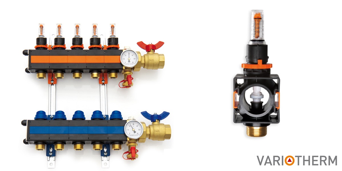 Variotherm compacte vloerverwarming verdeler | unieke