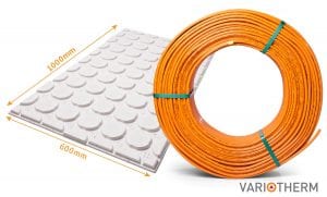 Vloerverwarming platen voor op bestaande vloer | Variotherm