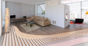 Luxe Villa appartement met lage temperatuur afgiftesystemen