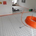 Variotherm lage opbouw vloerverwarming in woning